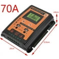 thumbnail image 5 of Mad Hornets 12V-24VPor MPPT 30A-100A Solar Panel Regulator Charge Controller Dual USB, 5 of 8