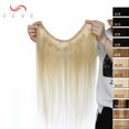 thumbnail image 2 of SEGO Hidden Invisible Top Human Hair Extensions One Piece Secret Miracle Wire In Human Hair With Fish Line, 2 of 6
