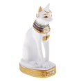 thumbnail image 5 of Ancient Goddess Cat Pharaoh Figurine Statue Decoration White, 5 of 10
