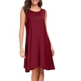 thumbnail image 4 of Vestido informal sin mangas de verano para mujer, vestidos sueltos para cubrir la playa, vestido sin mangas Xemadio WMZL-935-8, 4 of 7