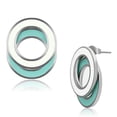 thumbnail image 1 of High Polished No Plating Stainless Steel Earrings with Epoxy, Multi Color, 1 of 1