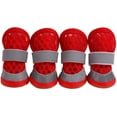 thumbnail image 1 of Zapatos deportivos botas duraderas para perros, botines transpirables Protector de pata de malla botas reflectantes de suela suave zapatos para perros pequeños, 1 of 4