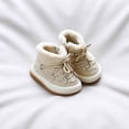 thumbnail image 5 of Hrsba Kids Snow Boots,On Solid Color Thick Fleece Lined Bread Style Cotton Boots, 5 of 7