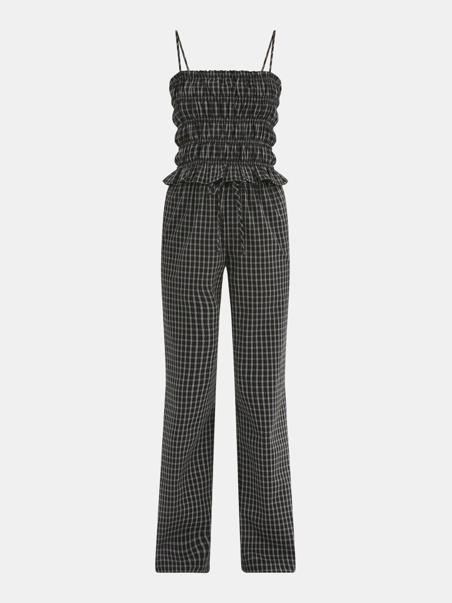 キャミソール plaid pattern tiered camisole XL_p0208561779.jpg
