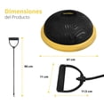 thumbnail image 2 of Entrenador de equilibrio Tayga 60cm Color Amarillo con Negro, Dos agarraderas y Bomba., 2 of 5