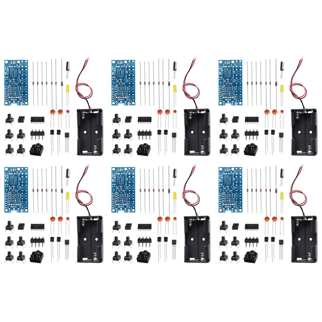 Kit receptor radio DIY 76MHz-108MHz FM Kits electrónicos bricolaje Kit radio FM inalámbrico