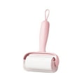 thumbnail image 2 of Bxaolu Reusable Portable Lint Roller, Sticky Lint Roller Travel Pet Hair Remover Brush with Hook Mini Cleaner for Clothes, Cat Dog Hair, Funiture, Pink, 2 of 6