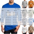 thumbnail image 2 of ThriftyPlait Funny Halloween Graphic Tee for Men Plus Size Crewneck Long Sleeve Shirt Casual Loose Fit Fall Top for Men, 2 of 4