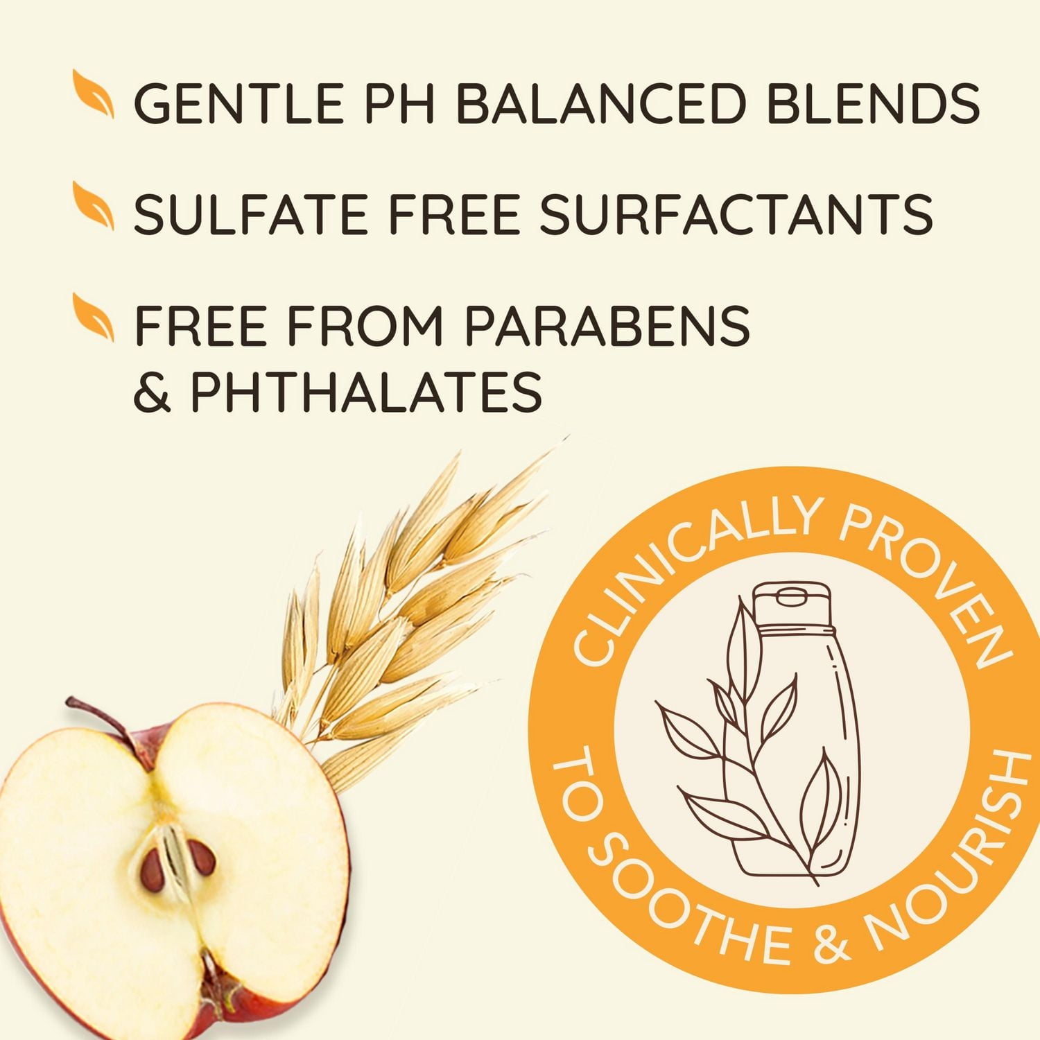 Shampoing AVEENO au vinaigre de cidre de pomme Pureté et brillance 354 ml