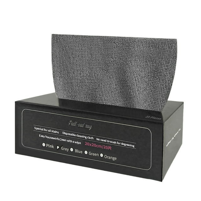 shyuyusa Household General Purpose Disposable Cleaning Wipe Cloth, Thickened Tear Resistant Fabric Rag, Daily Use Indoor Sanitary Maintenance Tool