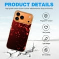 thumbnail image 4 of Case For Apple iPhone Air / 17 Pro / 17 Pro Max Series Case, Slim Thin Transparent Flexible Clear TPU Shockproof Phone Case For iPhone 17 Series, Red Rose Butterflies (3), 4 of 6