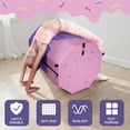 thumbnail image 2 of Kangaroo Hoppers Gymnastics Octagon Tumble Mat 24"x26" with Carrying Handles, Somersault Backbend Tumbling Trainer for Home Gym Exercise, 2 of 7