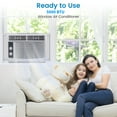 thumbnail image 4 of Missky 5000 BTU Air Conditioners Window Unit, Efficient Cooling Small Window AC Units with Mechanical Controls, Cools Rooms up to 150 Sq.ft, White, 4 of 9