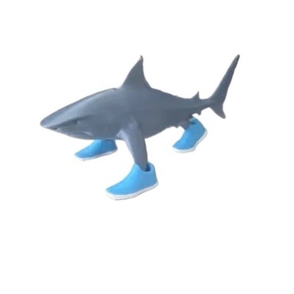 1pc | Three-legged shark | 3D Printed | Home Decor | Room Decoration