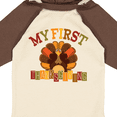 thumbnail image 4 of Inktastic First Thanksgiving Turkey Boys or Girls Long Sleeve Baby Bodysuit, 4 of 5