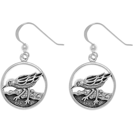 Jewelry Trends Sea Bird Sterling Silver Dangle Earrings Nautical Ocean Blue