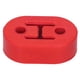 thumbnail image 4 of Colgador de silenciador de 2 orificios Accesorios universales para tubos de escape de automóviles a prueba de sacudidas de poliuretanoRojo, 4 of 5