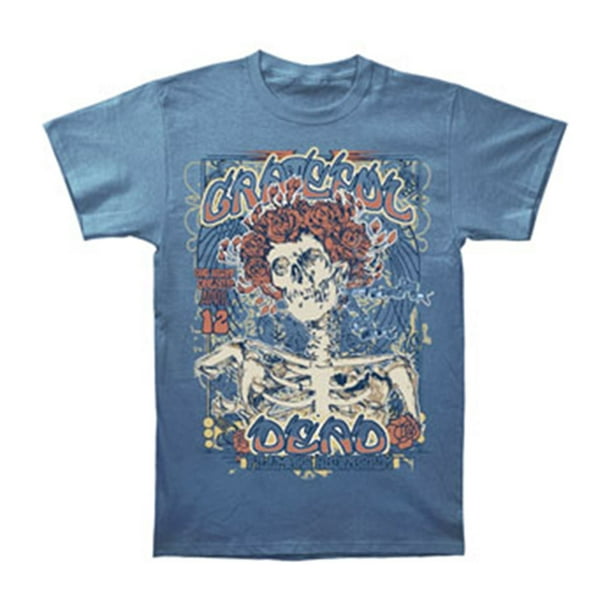 Grateful Dead - Grateful Dead Men's Bertha Poster Slim Fit T-shirt Blue ...