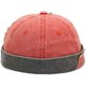 thumbnail image 1 of Zhuge Gorra de algodón lavada sin visera con parche elegante para hombre, gorra de marinero Docker, color naranja, 1 of 4