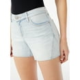 thumbnail image 3 of Sofia Jeans Women's Lila Mid Rise Side Gusset Shorts, 3 of 6