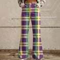 thumbnail image 2 of Womens Sweatpants Plus Size Printed Loose Fashion Casual Wide Leg Sweatpants Women Pink 4Xl, 2 of 5