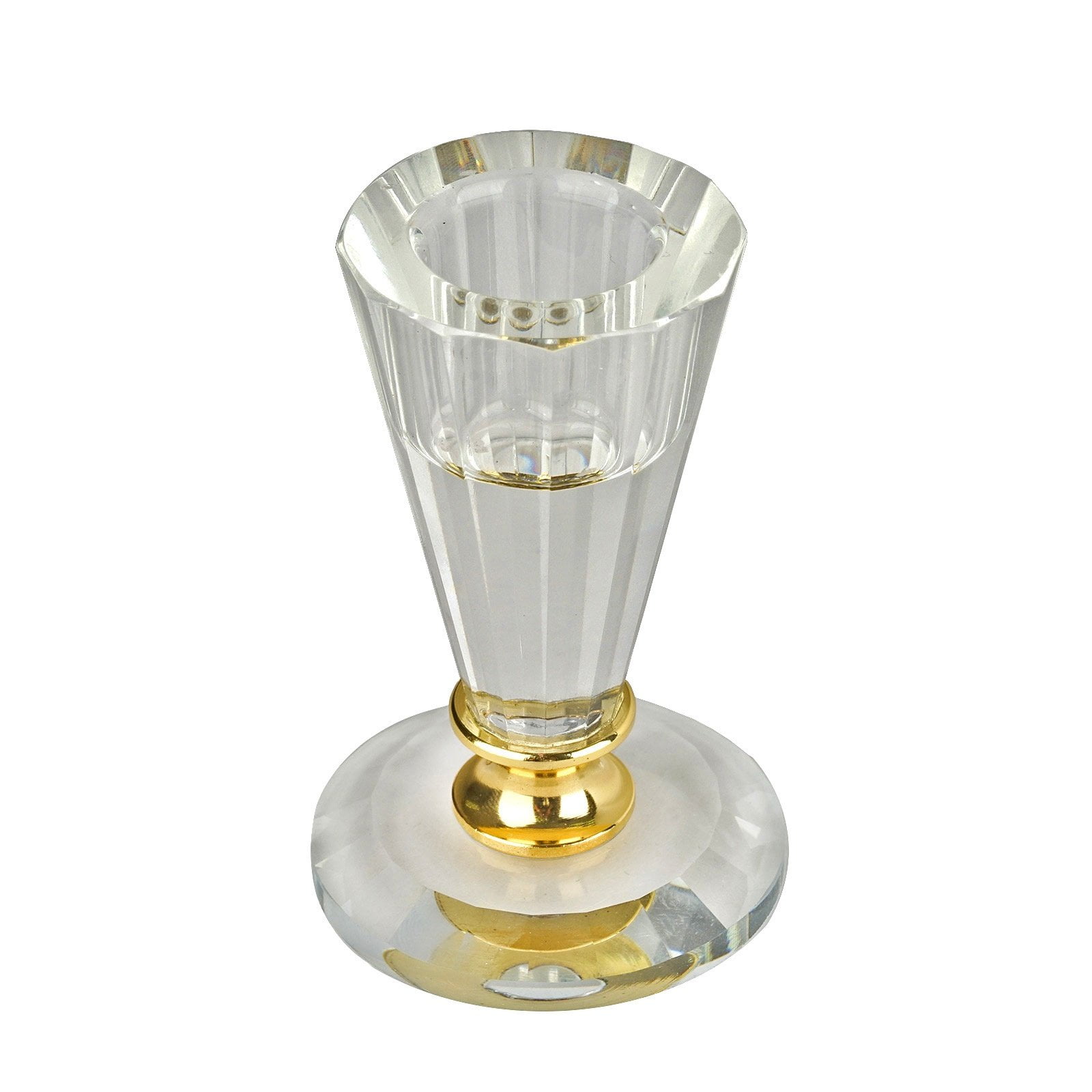 Efavormart 3 Gemcut Egyptian Handcrafted Glass Crystal Votive Candlestick Holder With Gold Metal Stem Table Top Wedding Centerpi Walmart Com Walmart Com