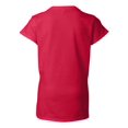 thumbnail image 3 of Softstyle Women’s V-Neck T-Shirt, 2XL, Cherry Red, 3 of 3