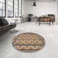 thumbnail image 4 of Ahgly Company Machine Washable Indoor Rectangle Traditional Dark Brown Area Rugs, 5' x 8', 4 of 7