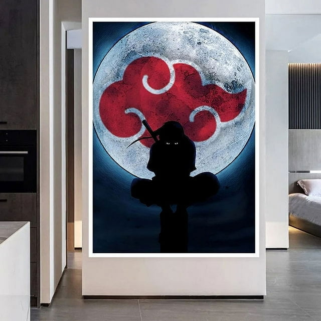 Japan Anime Peripherals One Piece Naruto Poster Mural Canvas Painting Decoration Cartoon Figure Luffy Picture Wall Art Kids Gift