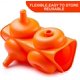 thumbnail image 4 of Paquete de 3 moldes para hornear donas de silicona 100 % antiadherente. Bandeja de hojas de molde libre de BPA. Hace donas perfectas de 3 pulgadas Namotu WMPH-1073, 4 of 7