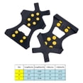 thumbnail image 3 of Cubierta para ZAPATOS de nieve Soidarity 10 CLAVOS crampones negro, 3 of 6