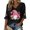 Black, variant on Breast Cancer Shirts for Women Pink Ribbon Graphic V Neck Tee Tops | Breast Cancer V Neck Shirts, Pink Ribbon Hope Graphic Breast Cancer Awareness Gift Top, Pink M
