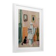 thumbnail image 2 of Stupell Industries Contemporary Ghost Reading Newspaper White Framed Print Under Glass, 17 x 21, by The Prints Vibe, 2 of 8