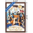 thumbnail image 2 of Haikyu!! - Key Art 2 Wall Poster, 14.725" x 22.375" Framed, 2 of 3