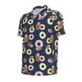thumbnail image 4 of Wukai Sloth with Donuts Men’s Polo Shirts,Quick-Dry Athletic Shirt,Classic Fit Shirts-X-Large, 4 of 8