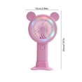 thumbnail image 3 of Dvumao 3-Speed Mini Handheld Fan, USB Rechargeable Portable Fan with LED Light, Base & Charging Cable, 3 of 6