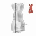 Bunny Heart Easter Rabbit Candle Holder Silicone Rabbit Butterfly