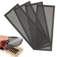 thumbnail image 2 of Gustave 4Pcs Floor Register Vent Cover 4"x10" Magnetic Air Vent Dustproof Bug Screen Mesh Covers for Home Ceiling Wall Floor Air Vent Filters, Black, 2 of 7