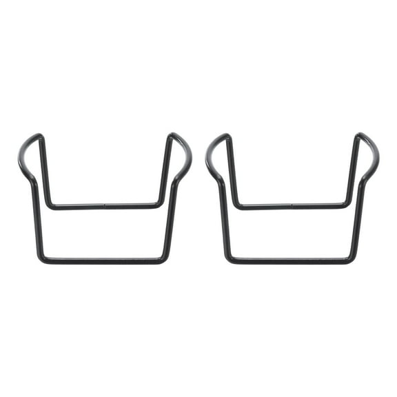 Uxcell 2Pcs Vintage Coaster Holder Metal Coaster Holders for 4.5 Inch Round and Square Coasters, Hold 8 Coasters