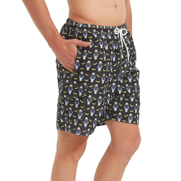 Traje de baño para hombre Scotamalone de secado rápido con forro de malla de 7 pulgadas