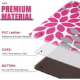 thumbnail image 4 of Kitchen Mats for Floor [2 PCS] Anti-Fatigue Kitchen Rugs Non Slip Washable, Boho Flower Waterproof Kitchen Decor Cushioned, Standing Floor Mats for Home/Office, 18''''x30''''+18''''x48''''(Deep Pink), 4 of 6