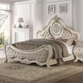 thumbnail image 2 of Acme Furniture King Beds Upholstered and Wood Panel with Button Tufting and Florals, Multicolor, 2 of 4