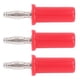thumbnail image 3 of Conector de altavoz soldado de latón ABS, conector Banana para instrumentos electrónicos, 4mm, 10 Uds., 3 of 8