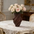 thumbnail image 5 of 3D Printed Swirl Vase, 5.91x3.54inch Modern Decorative Vase for Home, Unique Spiral Wave Vase for Flowers & Home Decor, 5 of 6