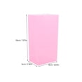 thumbnail image 2 of BESTYASH 50Pcs Kraft Paper Bags Pink For Packing Reusable Lunch For Families, 2 of 6