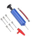 thumbnail image 1 of Inflatable Ball Pump With Needle Valve Adapter Air Hose Basketball Soccer Volleyball Rugby Balloon Other Inflatable Sets (1 Set - Blue), 1 of 4