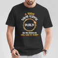 thumbnail image 2 of A Total Solar Eclipse On My Birthday How Cool Is That T-Shirt, April 8 2024 Celestial Event Tee, Funny Birthday and Space Lover Graphic Shirt, Path of Totality Commemorative , Size 3XL, Color Black, 2 of 3