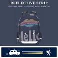 thumbnail image 5 of FORMRS Unisex School Backpack 17" Student Travel Bag with Laptop Compartment, Colorful UFO, 5 of 7
