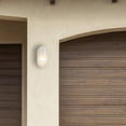 thumbnail image 2 of Trans Globe Lighting 41015 BK 6.5" Width 1 Light Flush Mount Bulkhead Outdoor Wall Sconce, 2 of 6