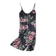 thumbnail image 1 of Lencería de mujer Satén de seda Estampado floral con cordones Tentación Babydoll Ropa interior Ropa de dormir Camisola Camisón Fridja nalpqowj42648, 1 of 9
